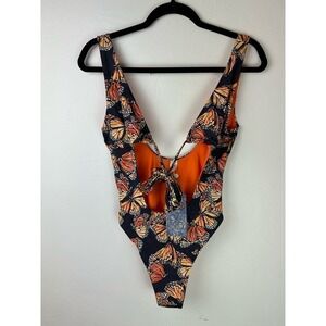 NWT Toluca Monarch Print Mariposa Mini One Piece Swimsuit XS